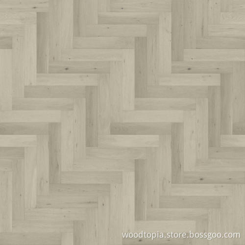 Oak Herringbone Parquet Lantai Kayu Berkekagen Berkualiti Tinggi